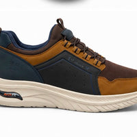 Newstep TrekPro brown and navy men’s casual sports sneakers