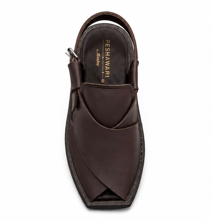 Newstep Royal Peshawari dark brown men’s traditional sandals