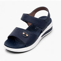 Newstep Classic Navy Blue women’s comfort sandals with adjustable straps