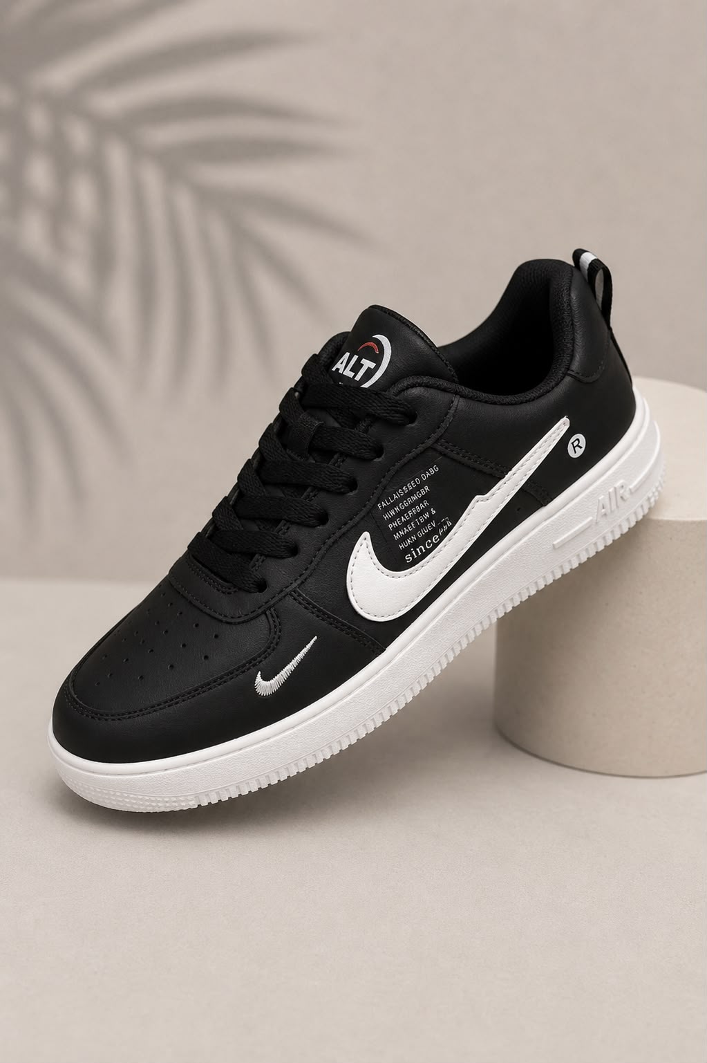 Newstep ALT Shadow black and white casual sneakers