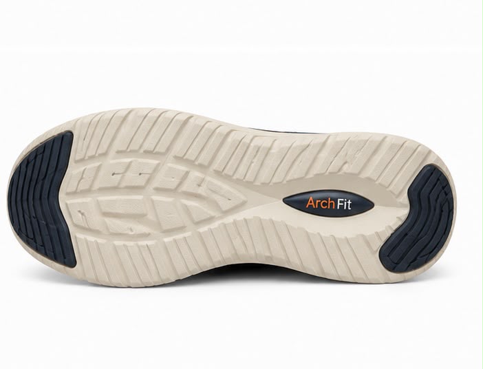 Newstep TrekPro brown and navy men’s casual sports sneakers