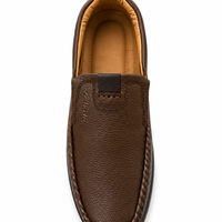 Newstep Clarks classic casual loafers in mustard and black