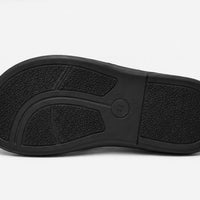 Newstep Fusion Stride black and white men’s casual slide sandals