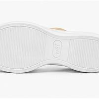 Newstep Beige Royal Buckle Wedge Sandal for Women