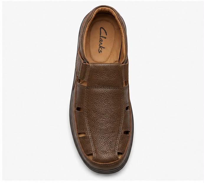 Newstep Men's Brown Casual Loafer Sandal